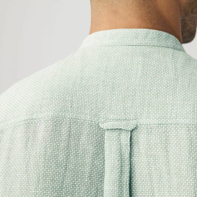 Kit 3 Camisas Linho Gola Padre Manga Curta