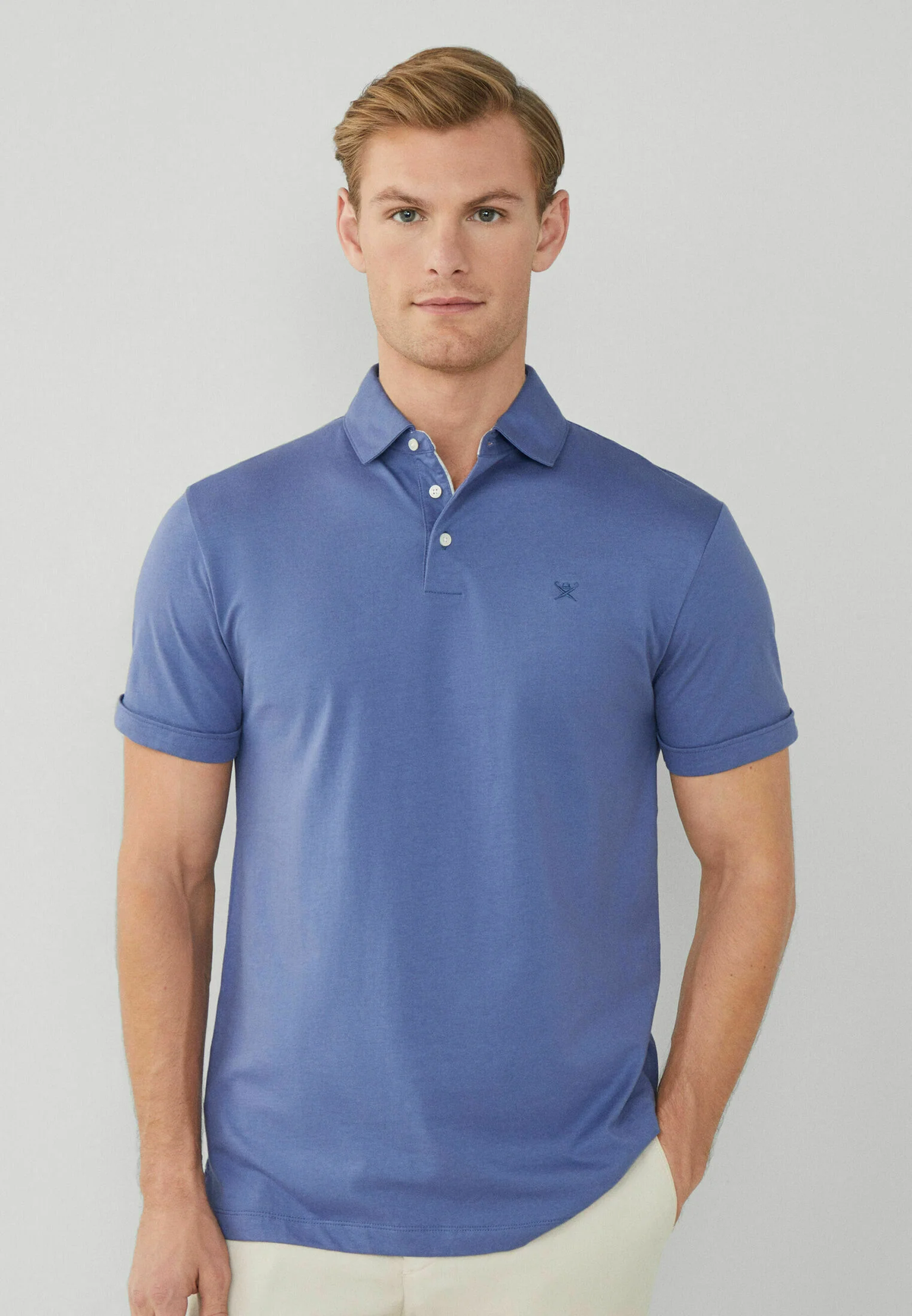 Camisa Polo Pima - Azul