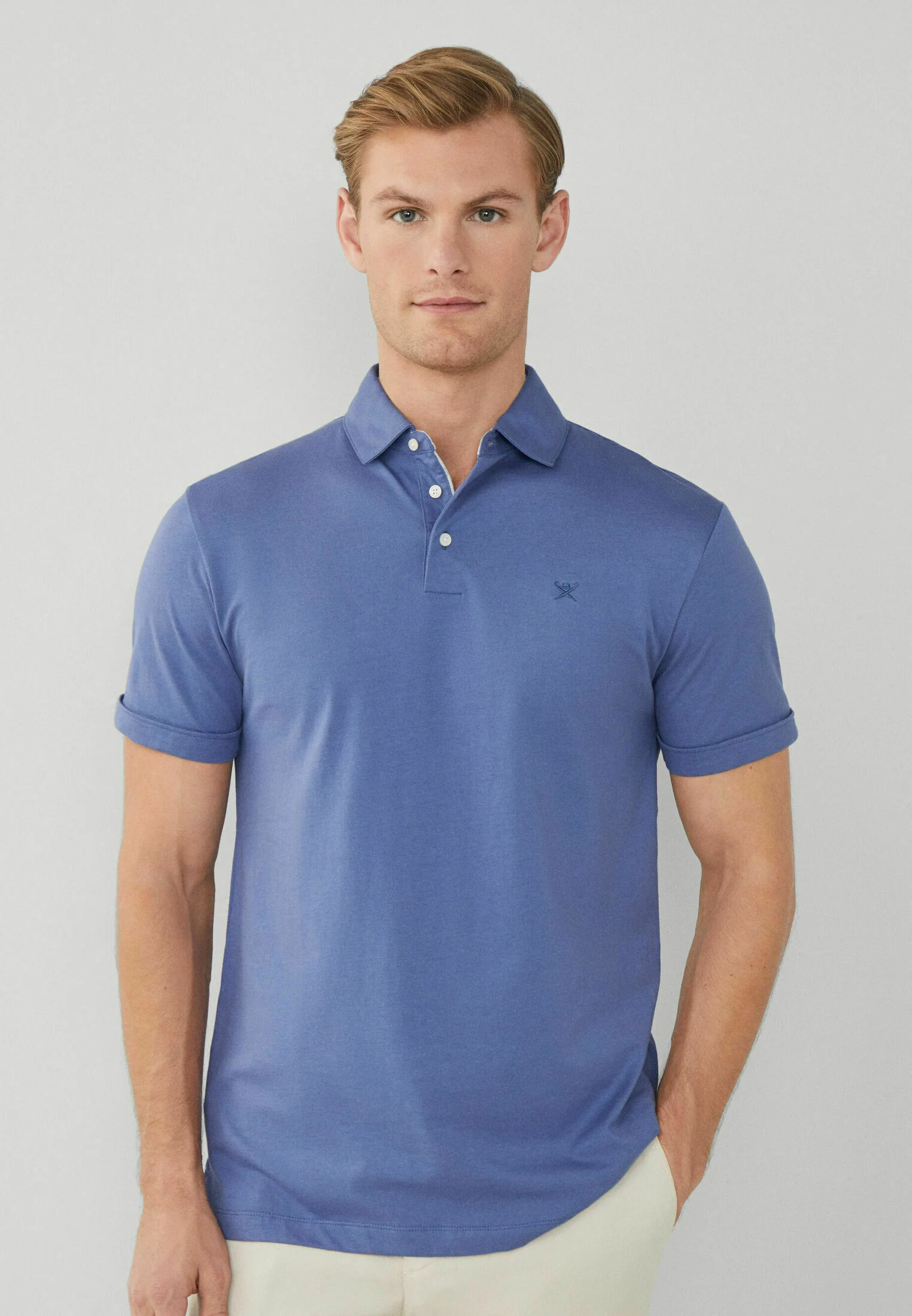 Camisa Polo Pima - Azul