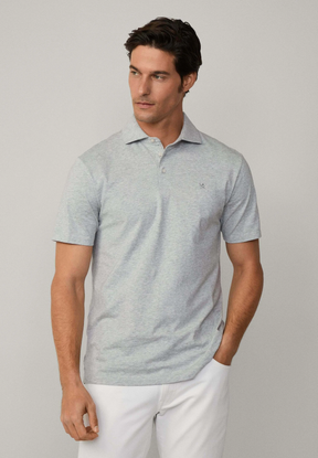 Camisa Polo Pima - Cinza