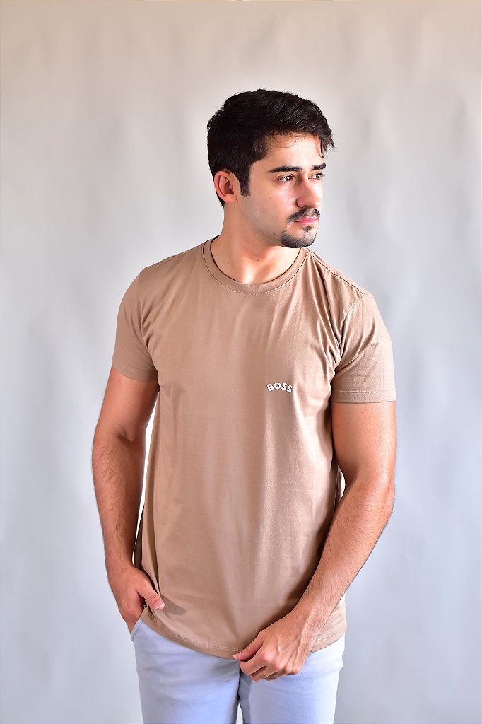 Camiseta HB Basic Arch - Cáqui