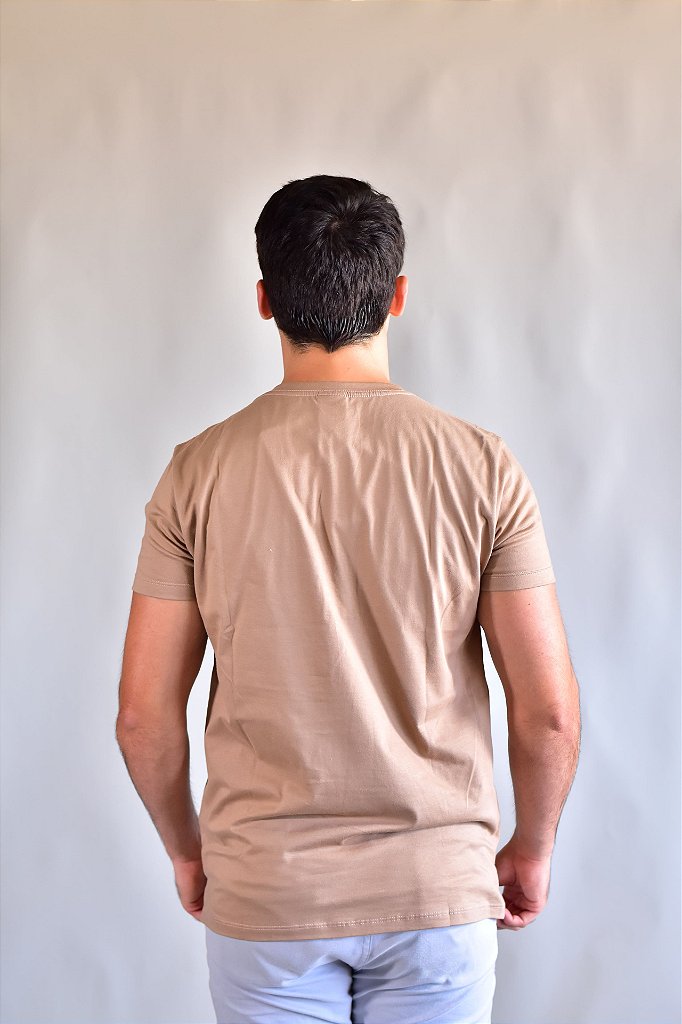 Camiseta HB Basic Arch - Cáqui