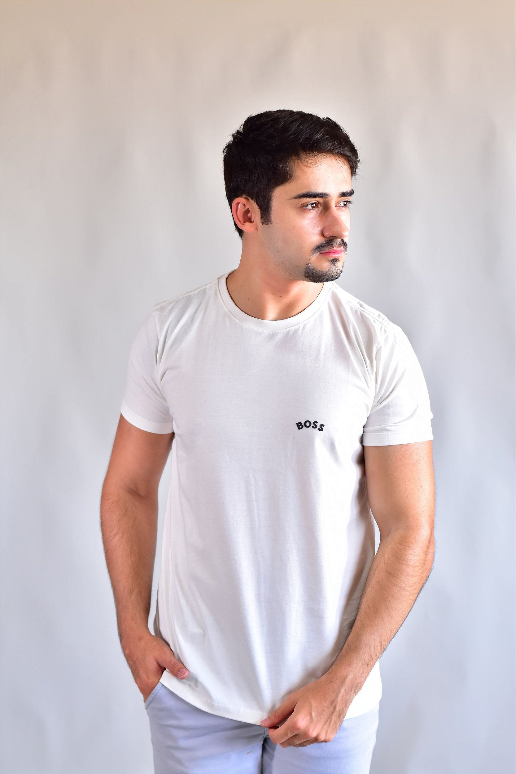 Camiseta HB Basic Arch - Off White