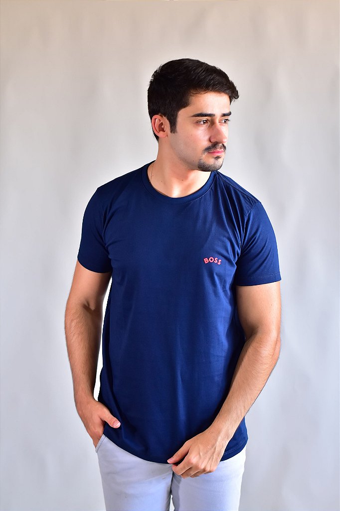 Camiseta HB Basic Arch - Azul Marinho